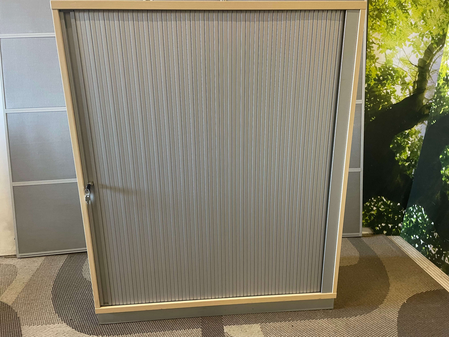ARMOIRE BUREAU MI HAUTE-Bluedigo