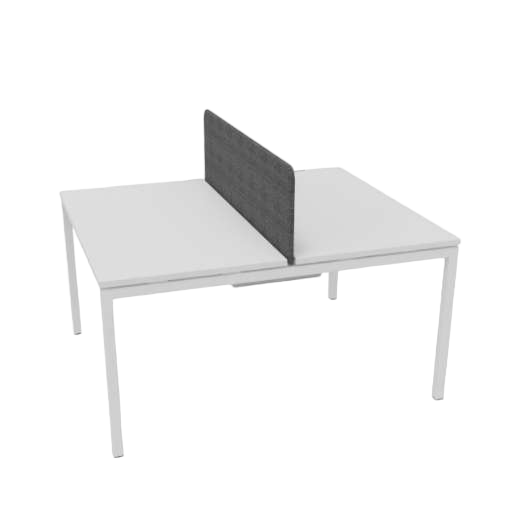 Bench x2 120cm Mélaminé Blanc-Bluedigo