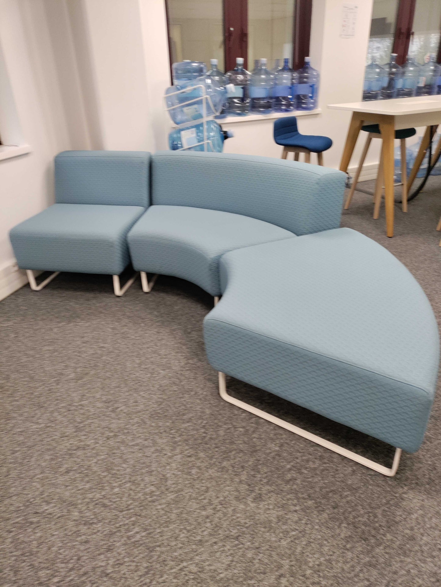 Canapé Tissu Bleu-Bluedigo
