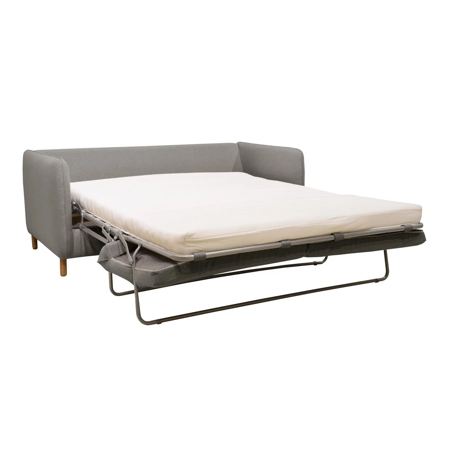Canapé convertible tissu Portimo - Beige - 3 places-Bluedigo
