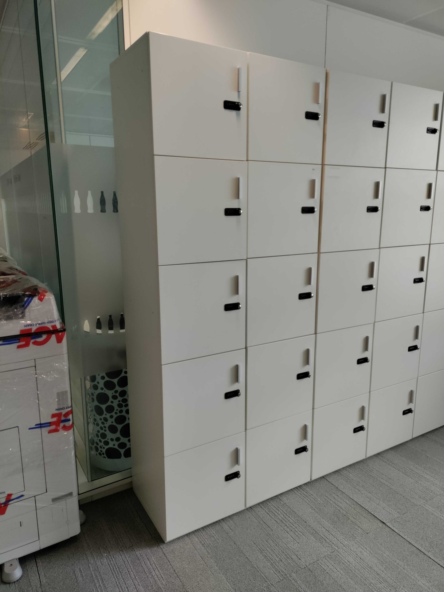 Casier multicase x5 Mélaminé Blanc-Bluedigo