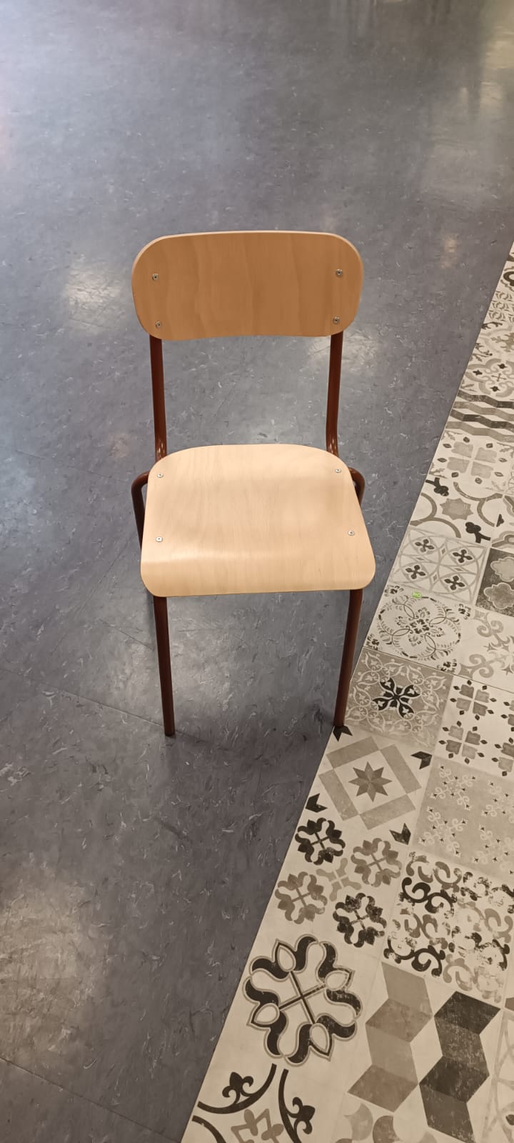 Chaise classique Bois contreplaqué Bois clair-Bluedigo