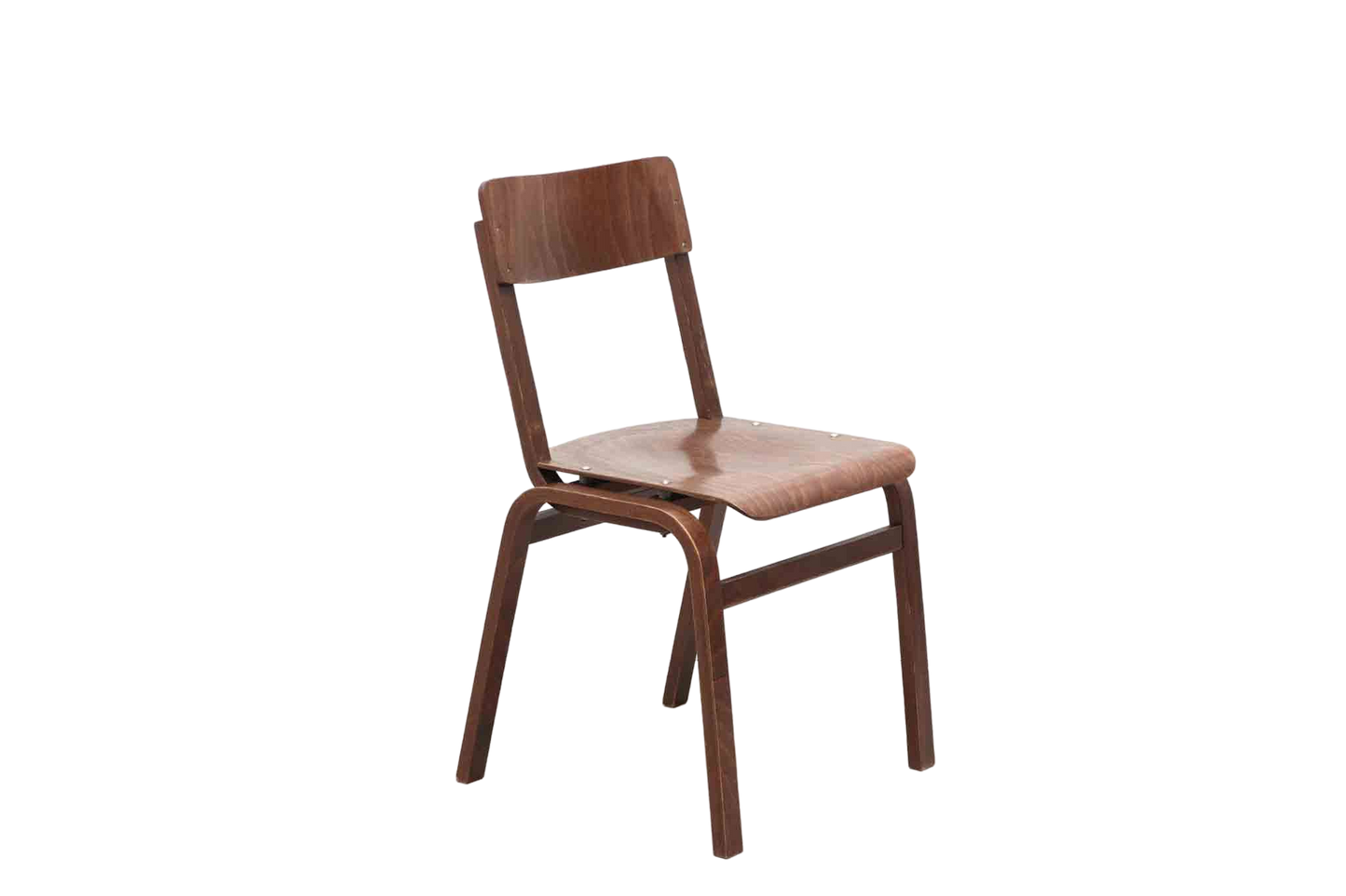 Chaise vintage en Pagholz couleur ébène-Bluedigo