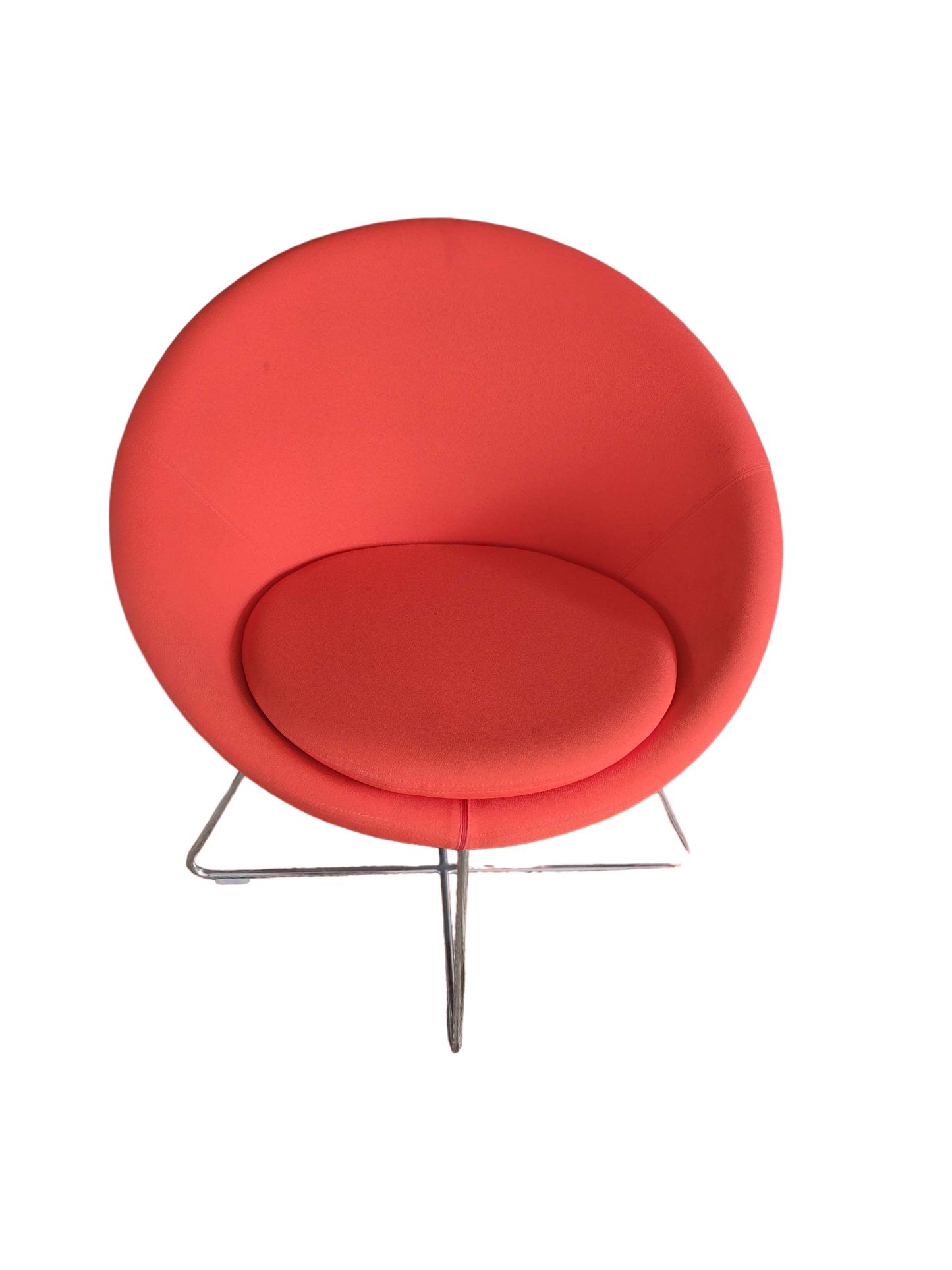 Fauteuil Tissu Orange-Bluedigo