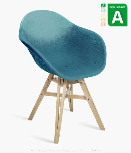 Gravêne 6.7 pieds bois, coque personnalisable en plastique recyclé-Bluedigo