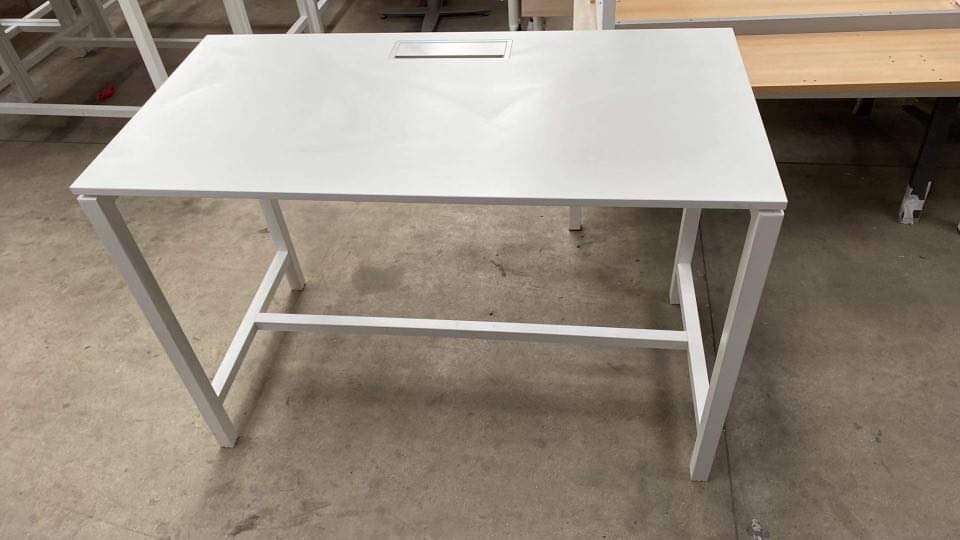 Table Haute Blanche-Bluedigo