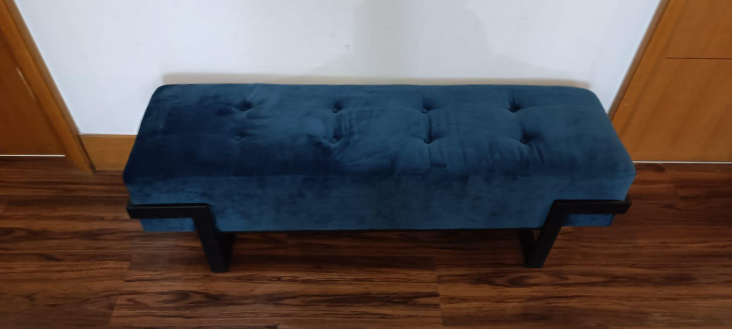 Canapé Velours Bleu marine-Bluedigo