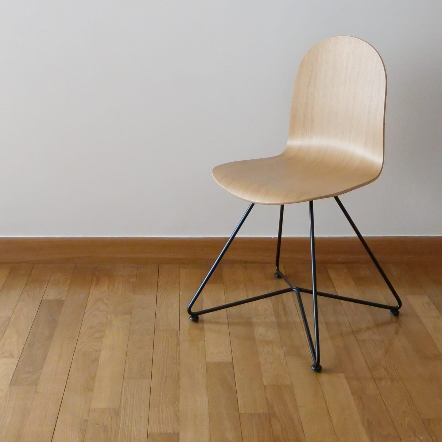 Chaise FL10 Noir-Bluedigo