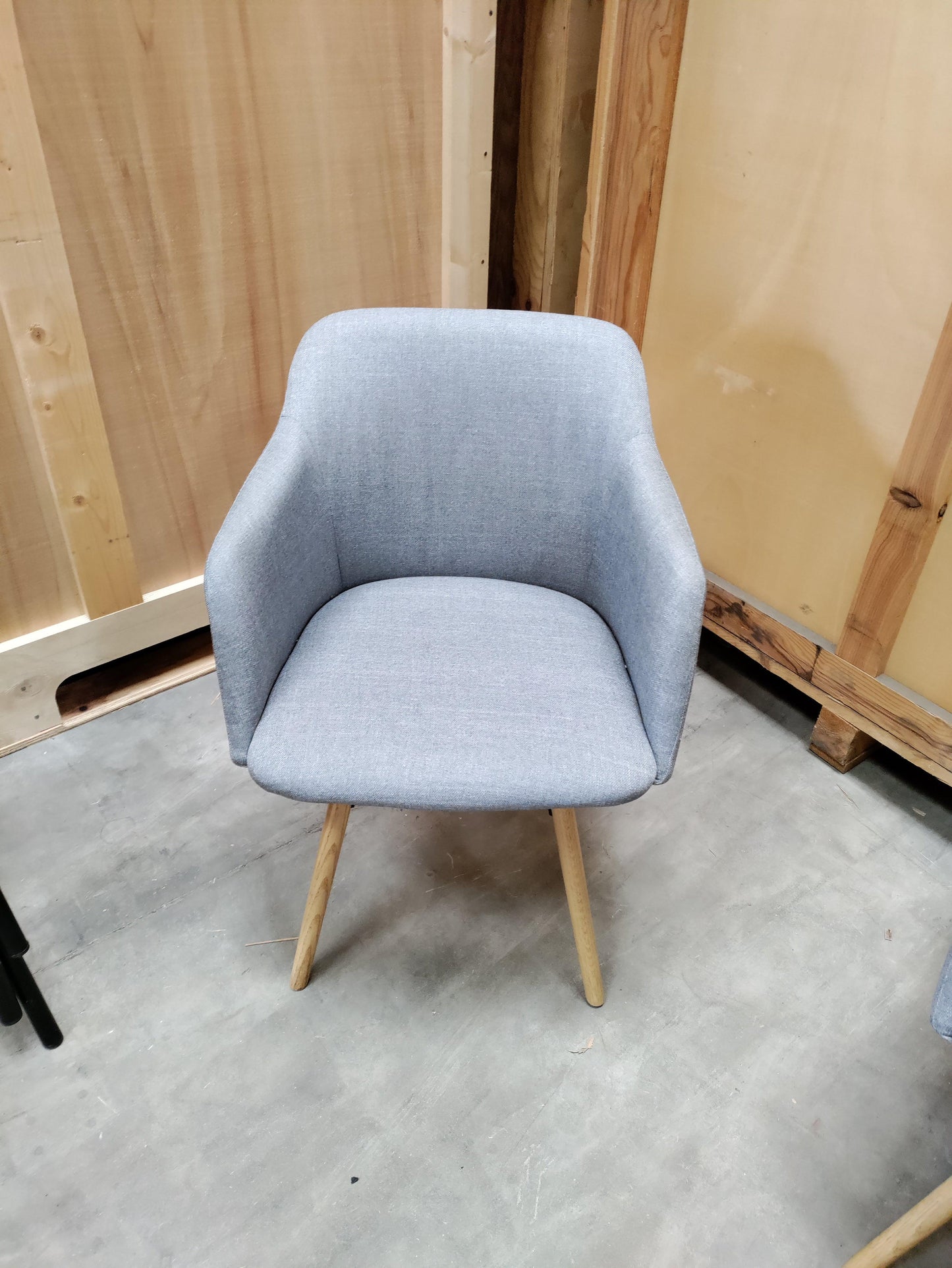 Fauteuil Tissu Gris clair-Bluedigo
