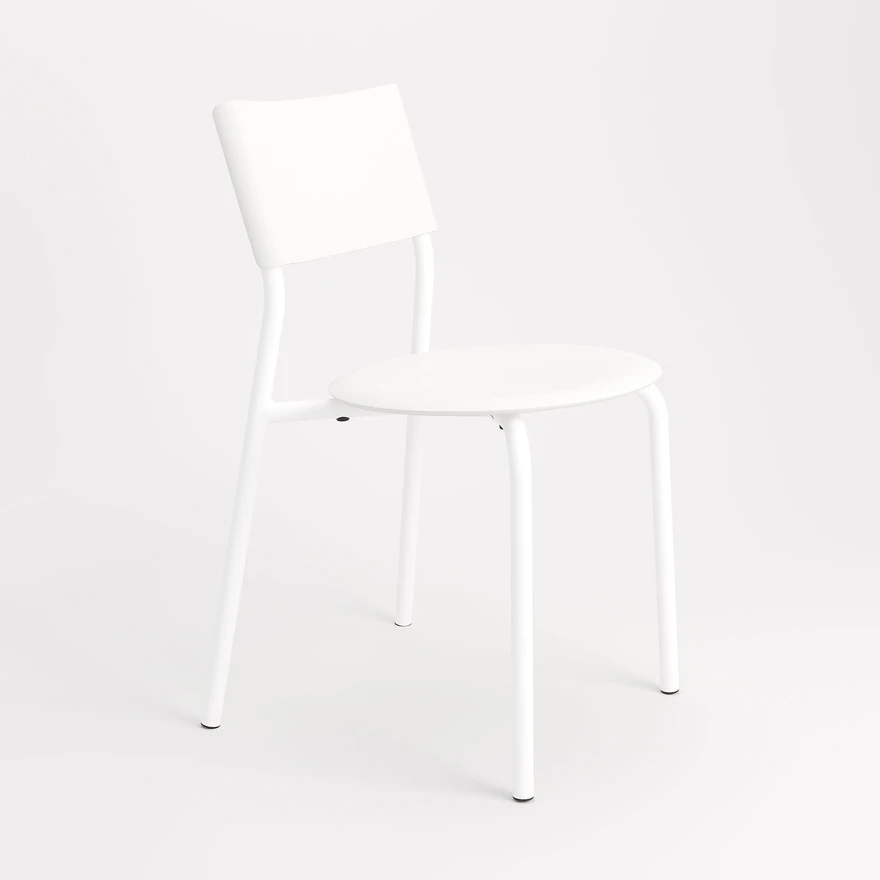 SSDr / Chaise - piètement Blanc-Bluedigo