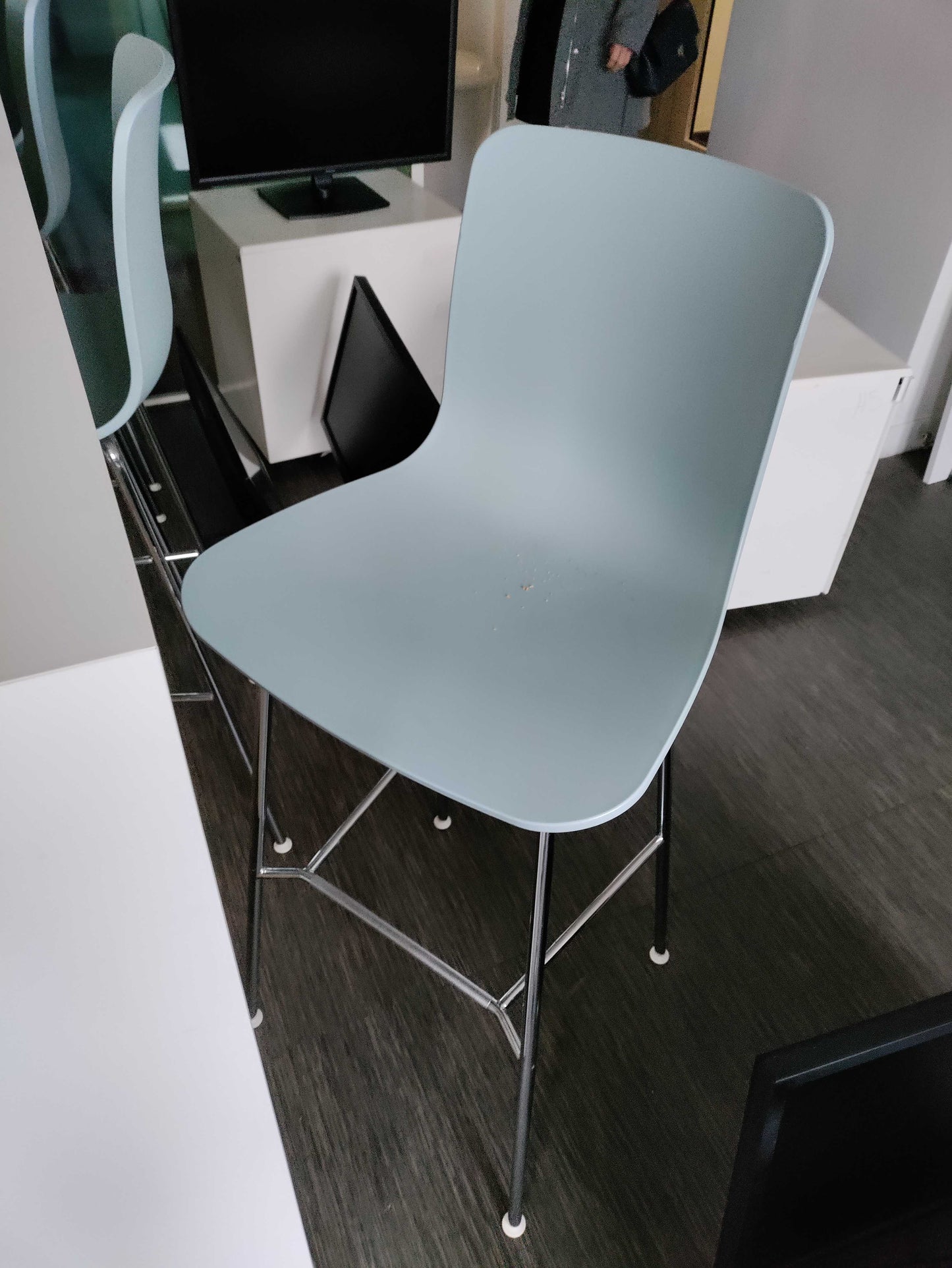 Tabouret haut Plastique Bleu-Bluedigo
