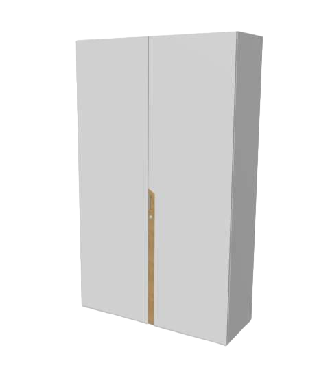 ARMOIRE HAUTE A PORTES BATTANTES L120-Bluedigo