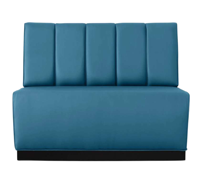 Banquette Pompella sur-mesure forme oblongue avec vide central pour plante - Coloris au choix-Bluedigo