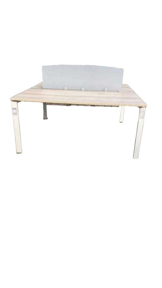 Bench de 2 Bois Clair-Bluedigo