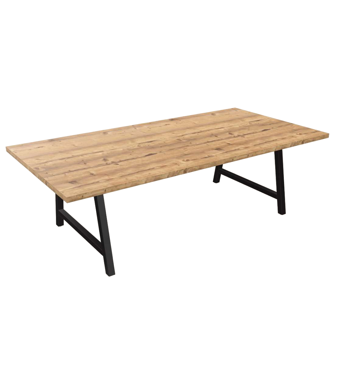 COHESION COWORKING - Top Access - Goulotte - Noir - Timber - 240x120cm-Bluedigo