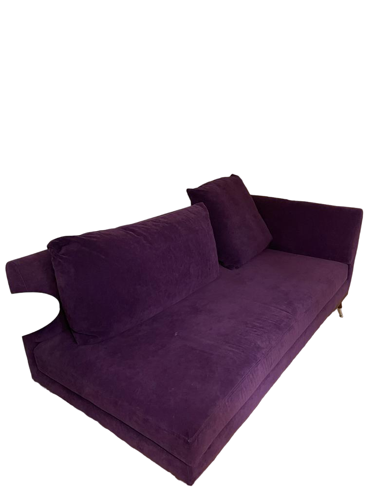 Canapé Tissu Violet-Bluedigo