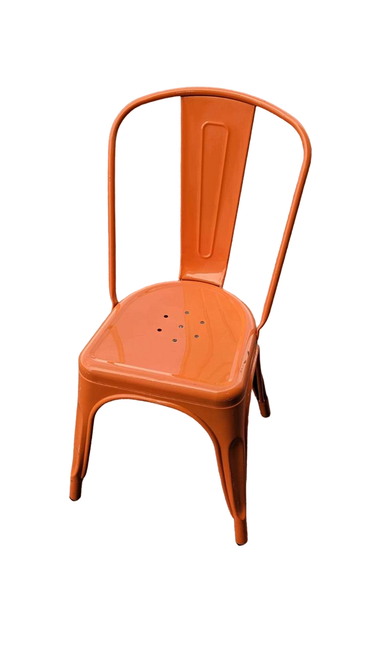 Chaise classique Métal Orange-Bluedigo
