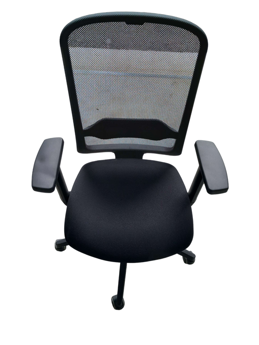 Chaise de bureau Tissu Noir-Bluedigo