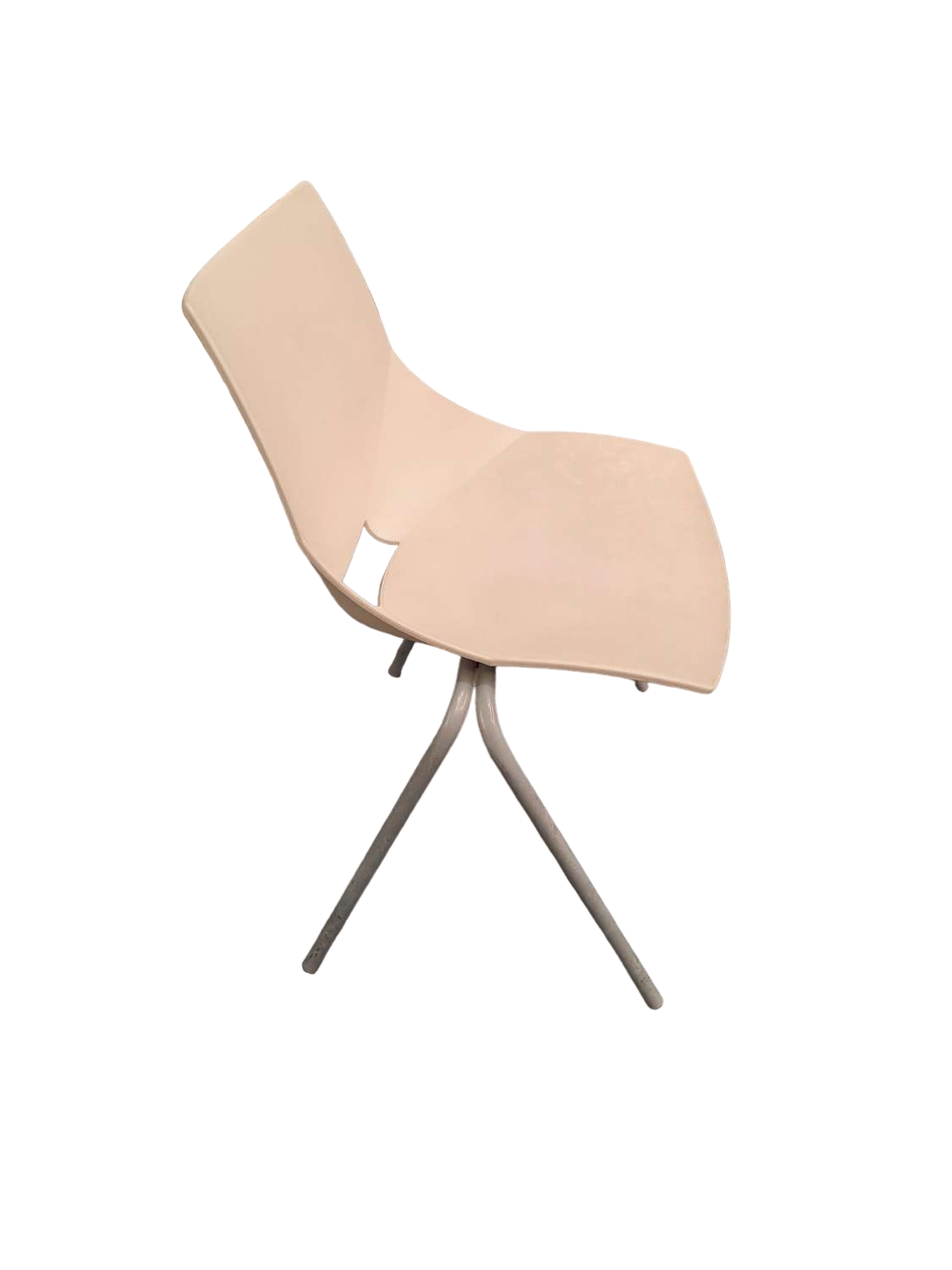 Chaise empilable blanche-Bluedigo