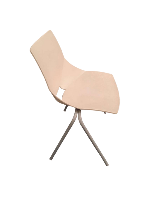 Chaise empilable blanche-Bluedigo