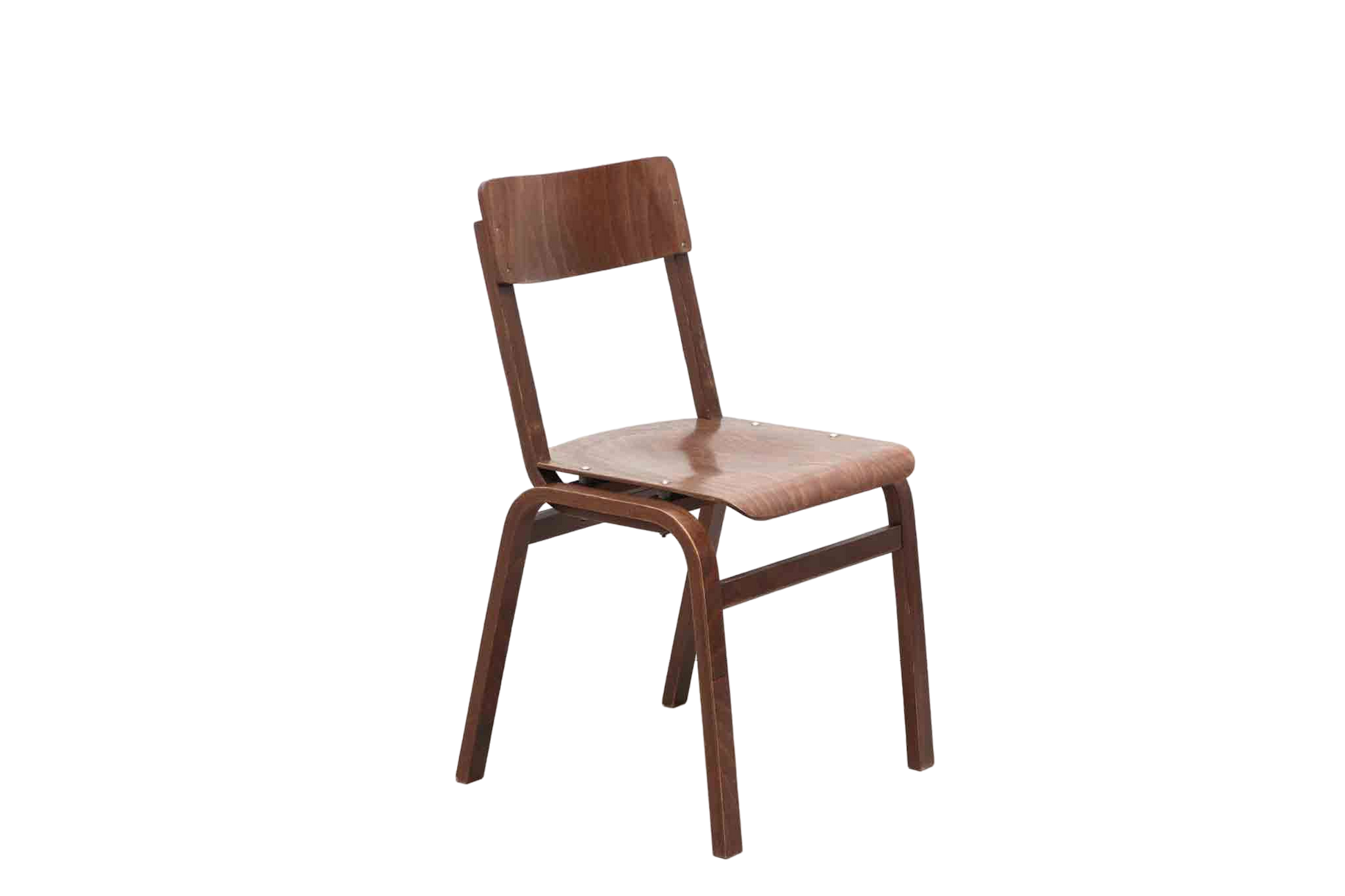 Chaise vintage en Pagholz couleur ébène-Bluedigo