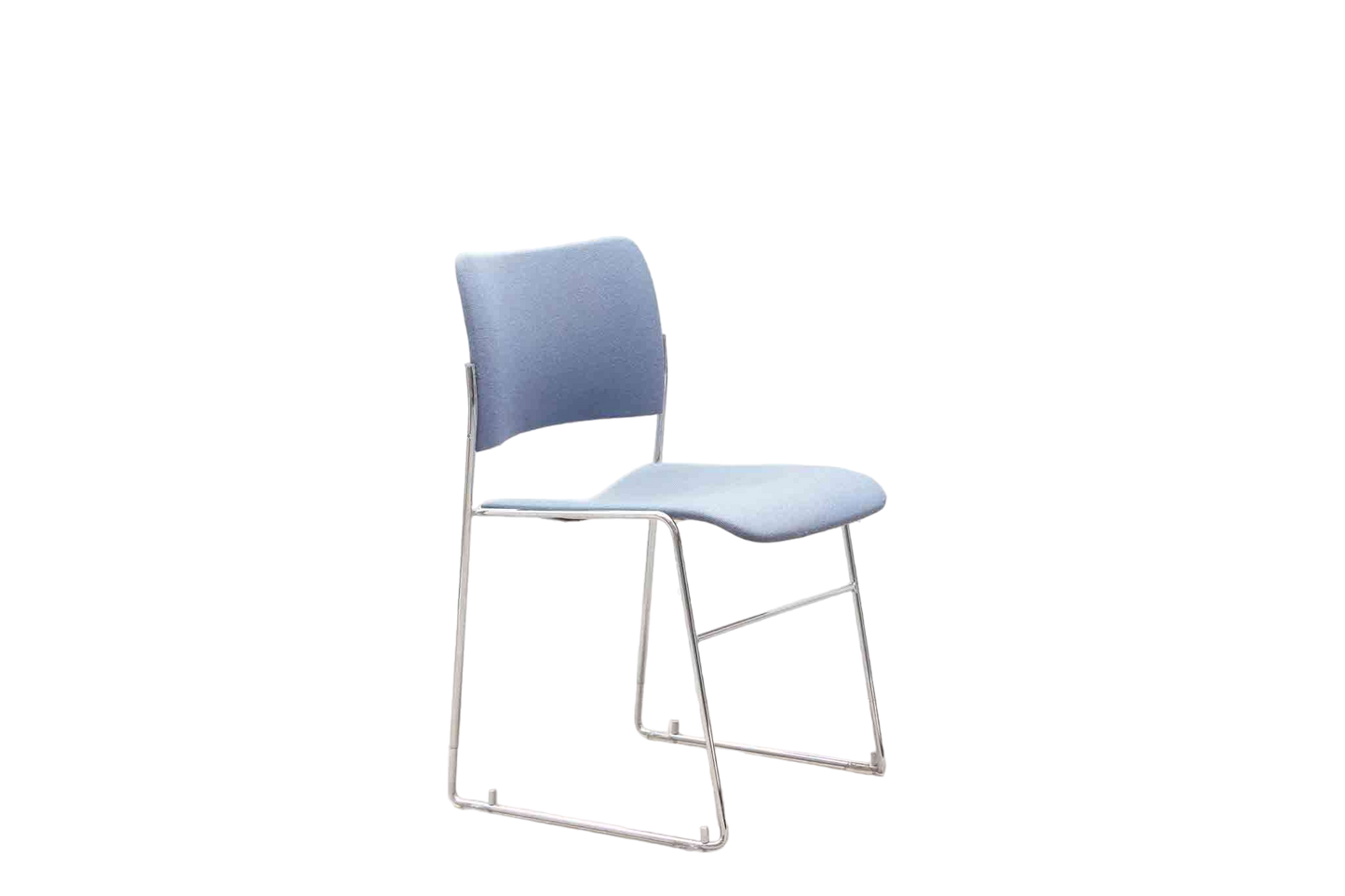 Chaises vintage Howe 4/40 bleue par David Rowland-Bluedigo