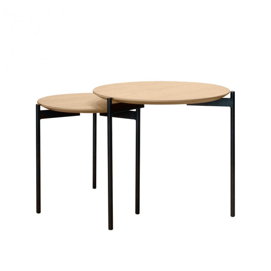 Dual Dot - Set de 2 tables basses gigognes-Bluedigo