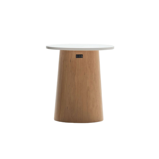 Guéridon Champi mesa auxiliar - Casual - Bois clair-Bluedigo