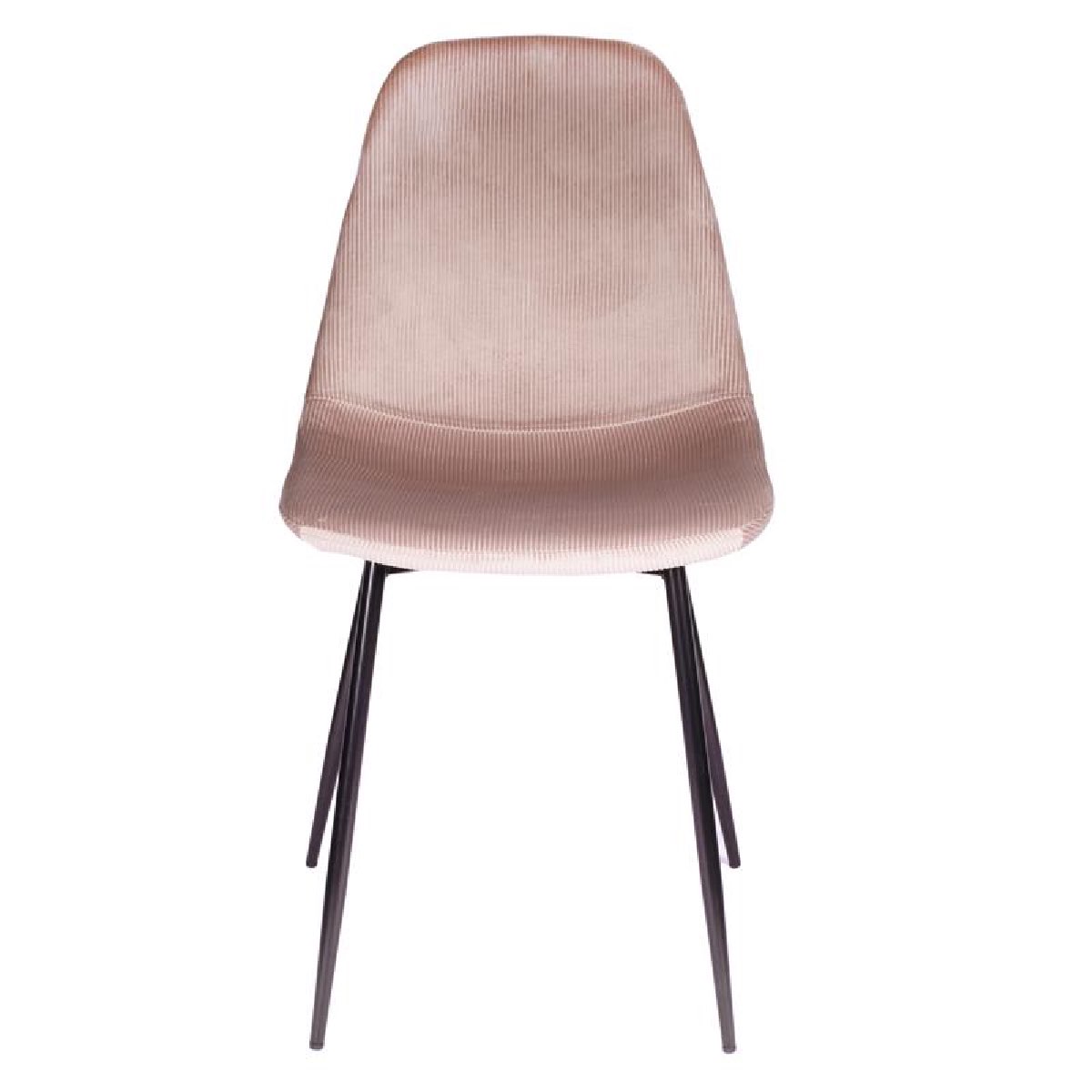 Josy, chaise scandinave en velours-Bluedigo