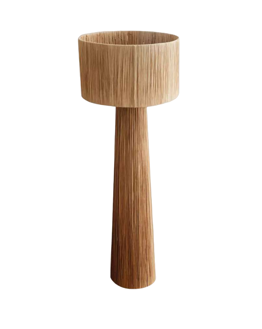 Lampadaire raphia minimaliste-Bluedigo