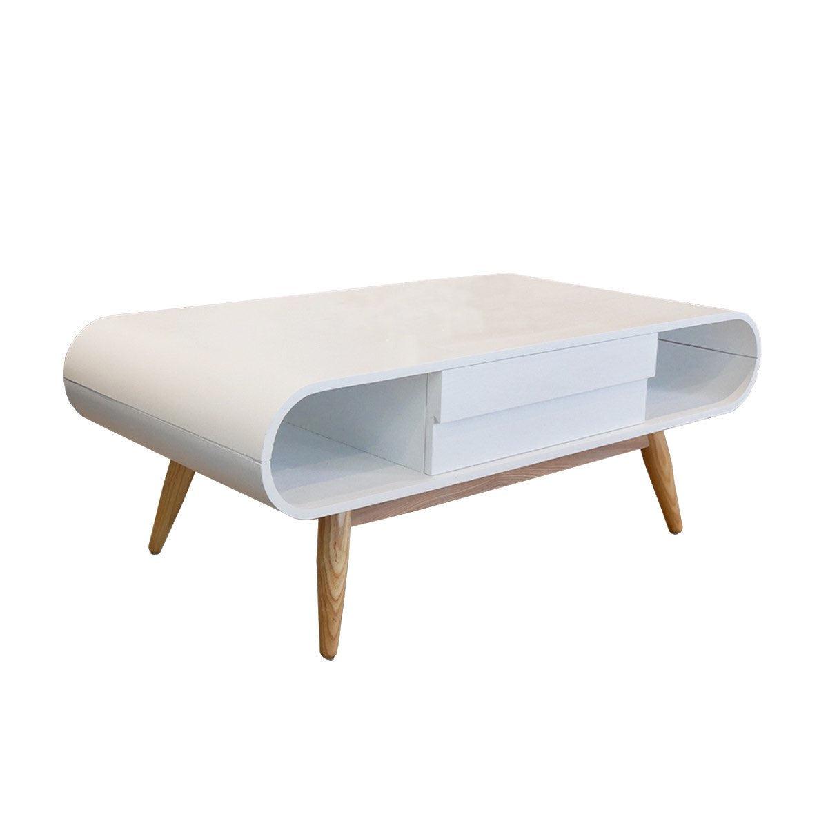 Niagara XL, table basse en bois avec tiroir-Bluedigo