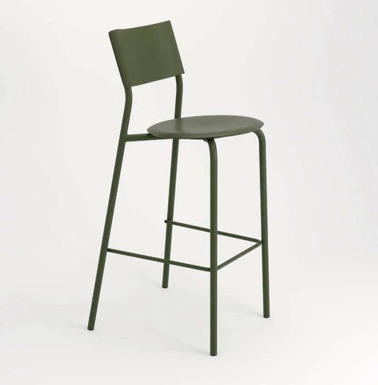 SSDr / Tabouret haut - piètement Vert olive - 75cm-Bluedigo