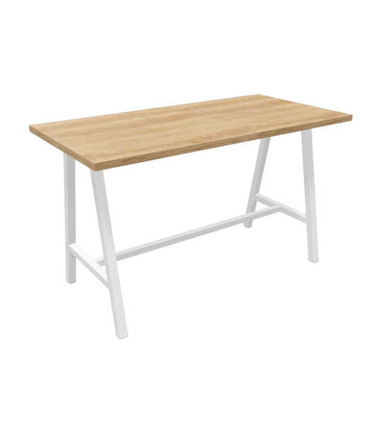 TABLE COHESION HAUTE L180 x P90 x H107 - Blanc - Nebraska-Bluedigo