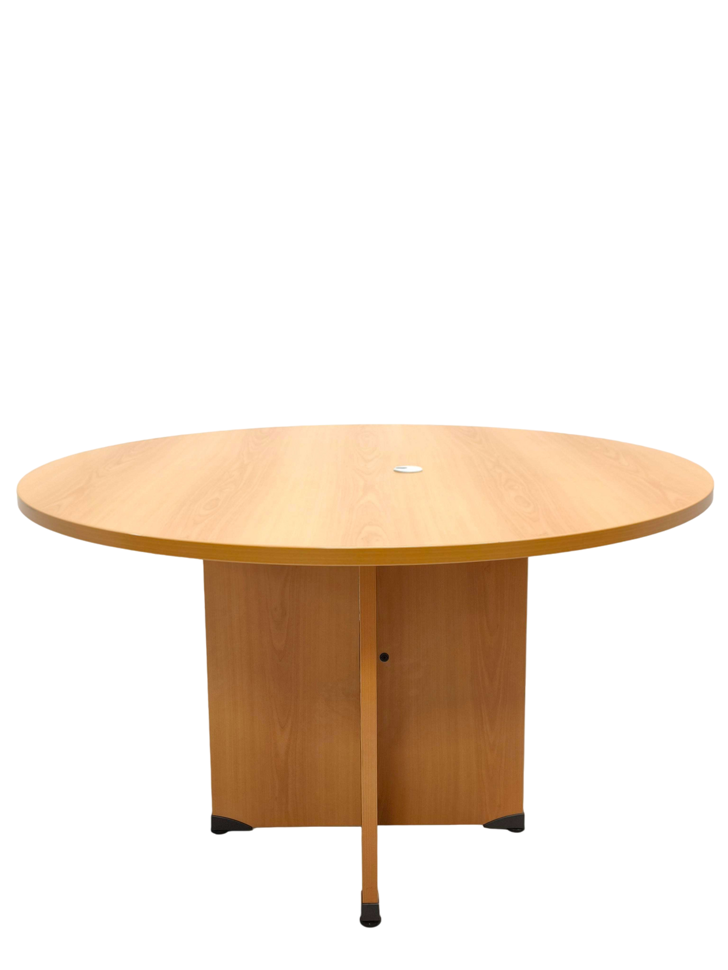 TABLE DE RÉUNION RONDE 4 PERSONNES (22124X)-Bluedigo