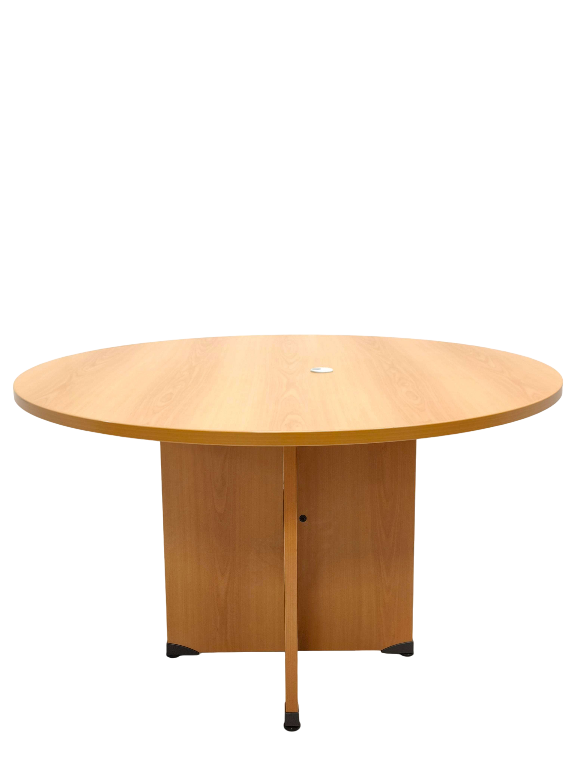 TABLE DE RÉUNION RONDE 4 PERSONNES (22124X)-Bluedigo