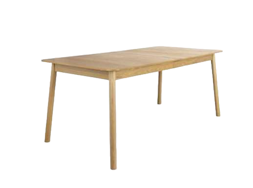 Table Glimps 180/240x90 Natural-Bluedigo