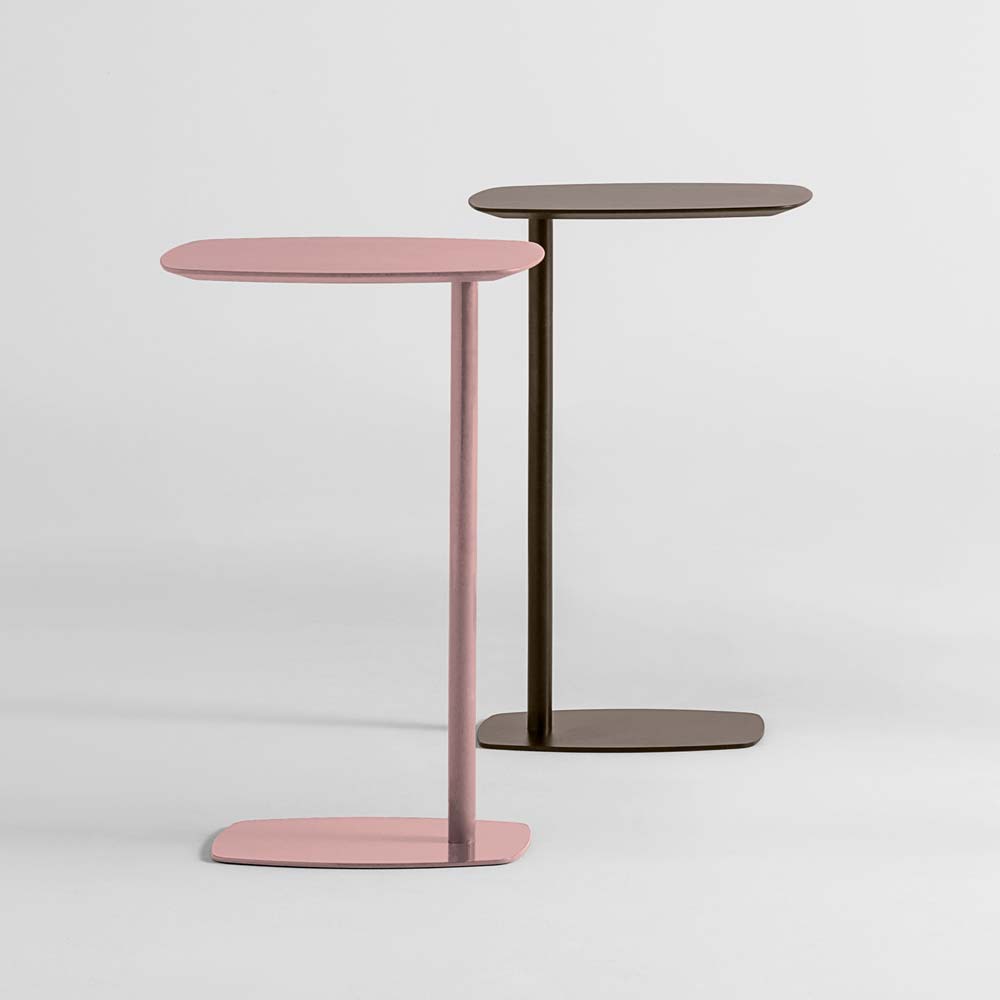 Table LAN LAQUE Plateau + Pied couleur au choix-Bluedigo