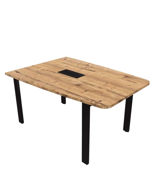 Table Visio Hub - 140cm - Coloris sur mesure-Bluedigo