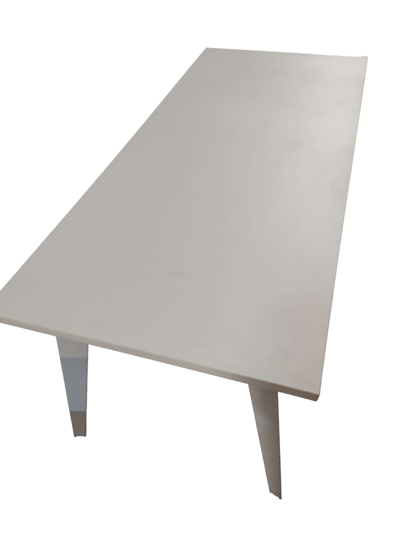 Table à hauteur standard Mélaminé Blanc-Bluedigo