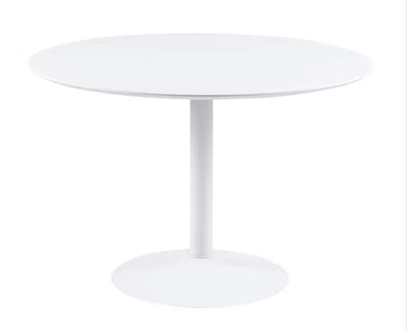 Table à hauteur standard Mélaminé Blanc-Bluedigo