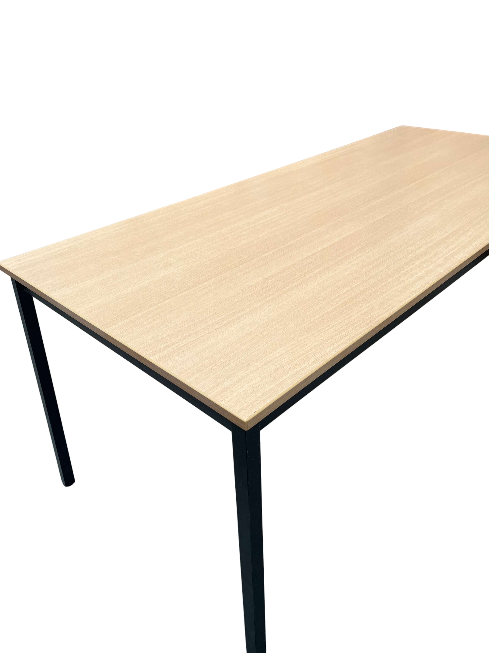 Table à hauteur standard Mélaminé Bois clair-Bluedigo