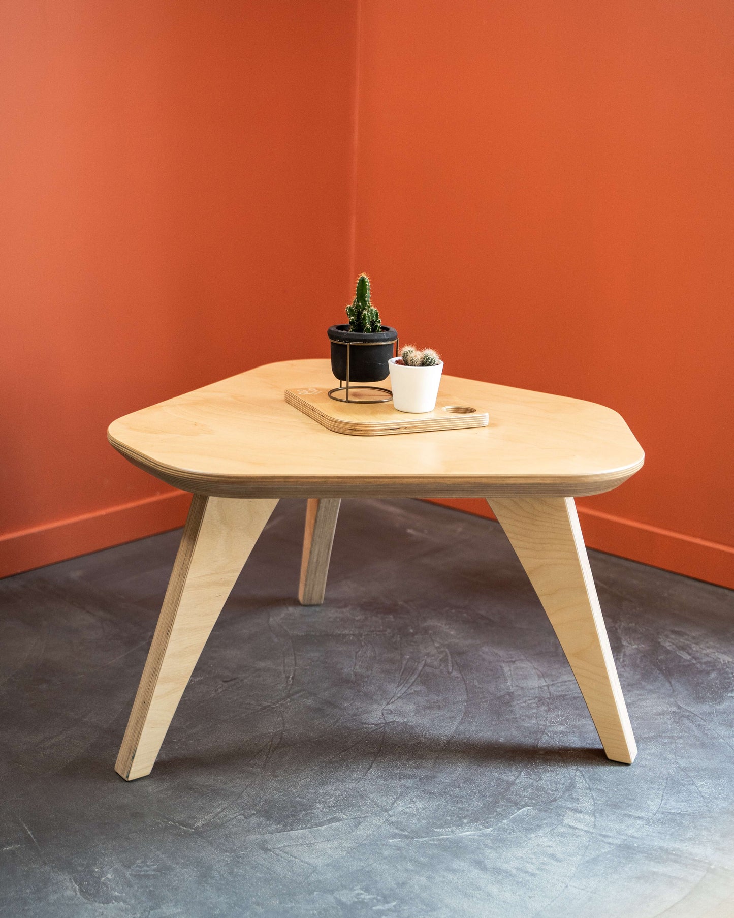 Table basse Polygonale en bois - EDIE-Bluedigo