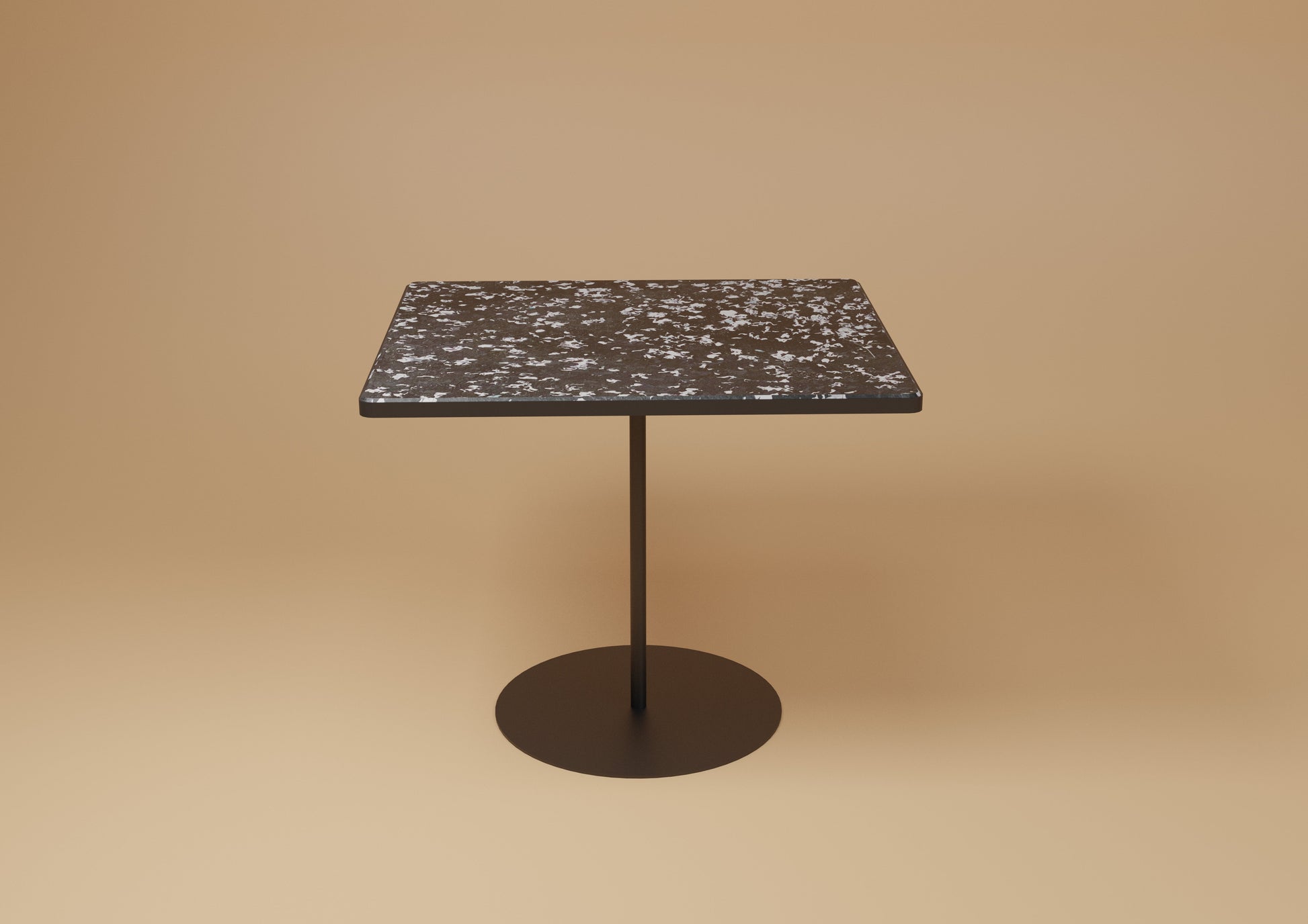 Table bistrot 80*90 / Noir-Bluedigo