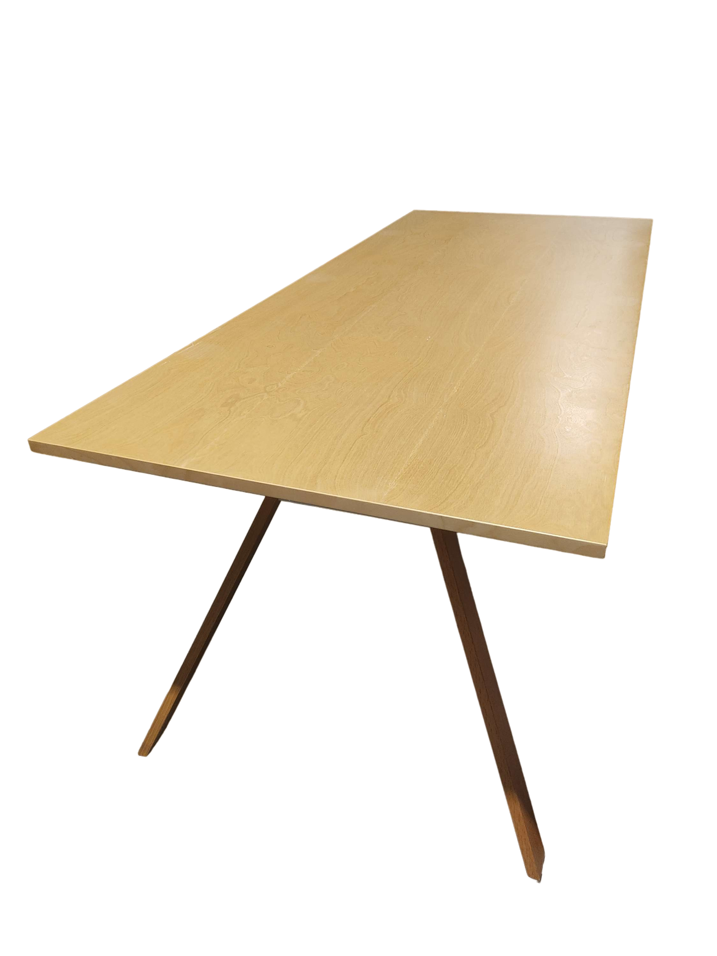 Table haute Bois contreplaqué Bois clair-Bluedigo