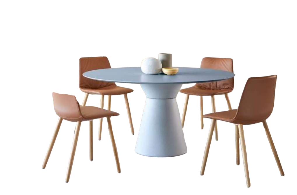 Table ronde Essens - 120*74cm - Coloris sur mesure-Bluedigo