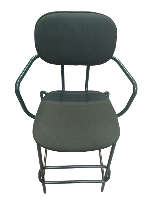 Tabouret haut Métal Vert kaki-Bluedigo