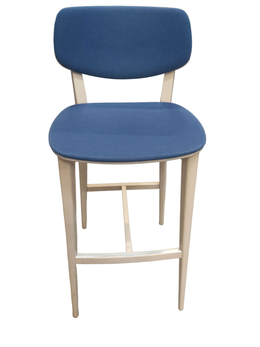 Tabouret haut Tissu Bleu-Bluedigo