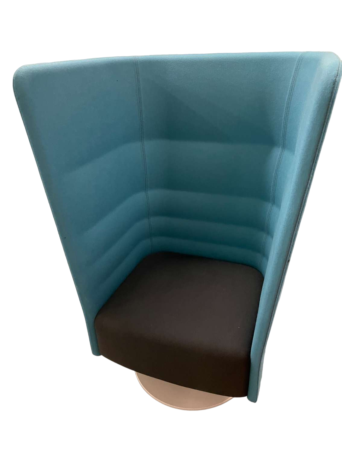 fauteuil acoustique bleu turquoise-Bluedigo