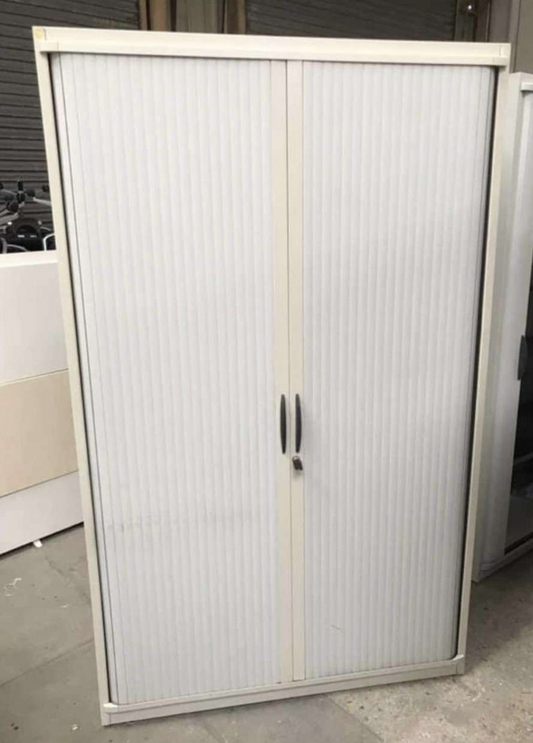 Armoire Haute - Gris clair - 120x198x43cm-Bluedigo