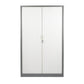 Armoire haute 2 portes occasion - Blanc - 120 x 43 x 198 cm-Bluedigo